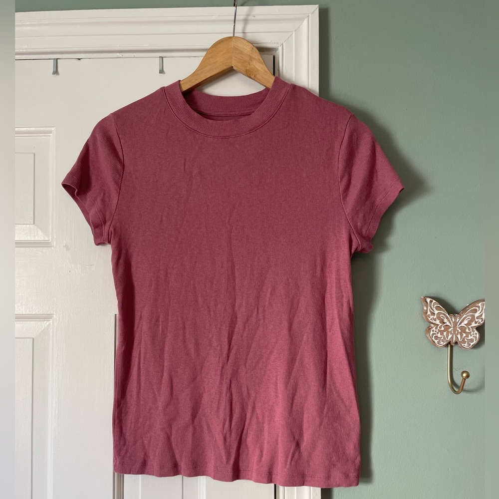 A New Day Ribbed Top Large